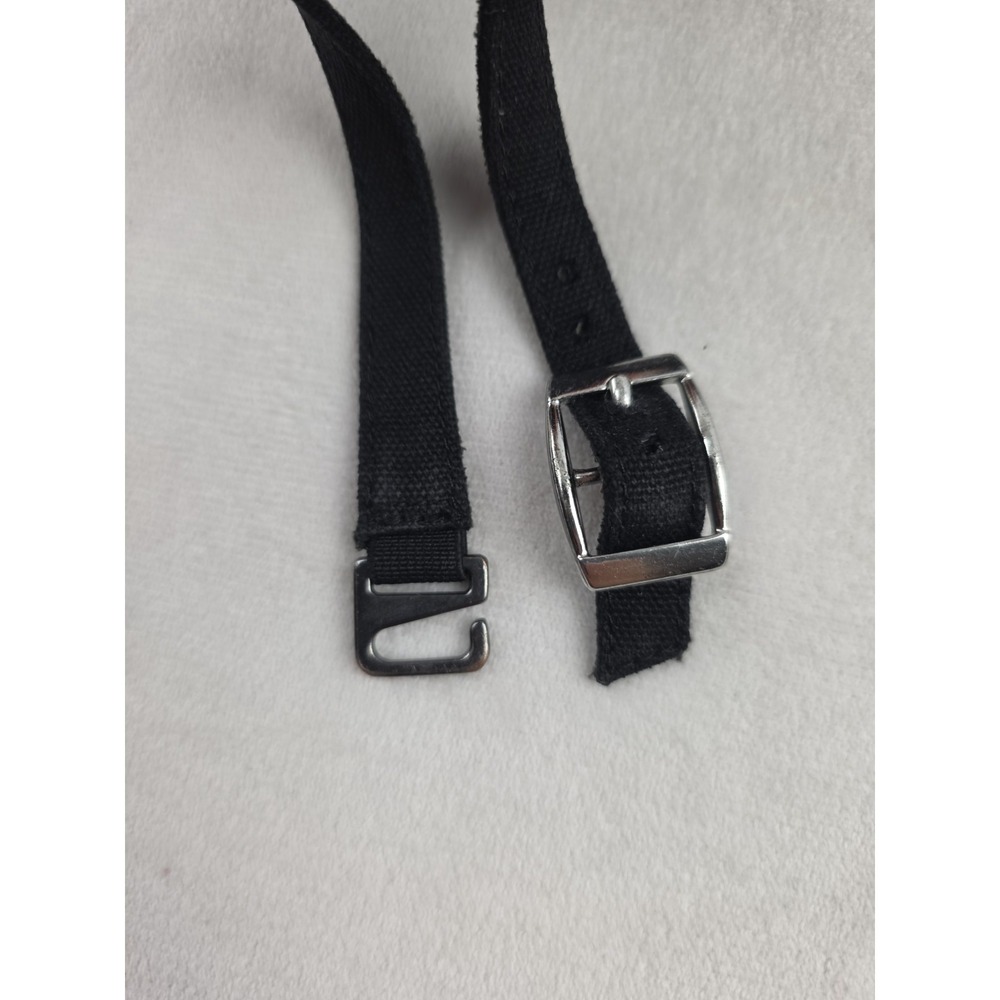 Crocs Leigh II Ankle CrossStrap Wedge Sandal Women's Size 6  Black - Picture 5 of 8
